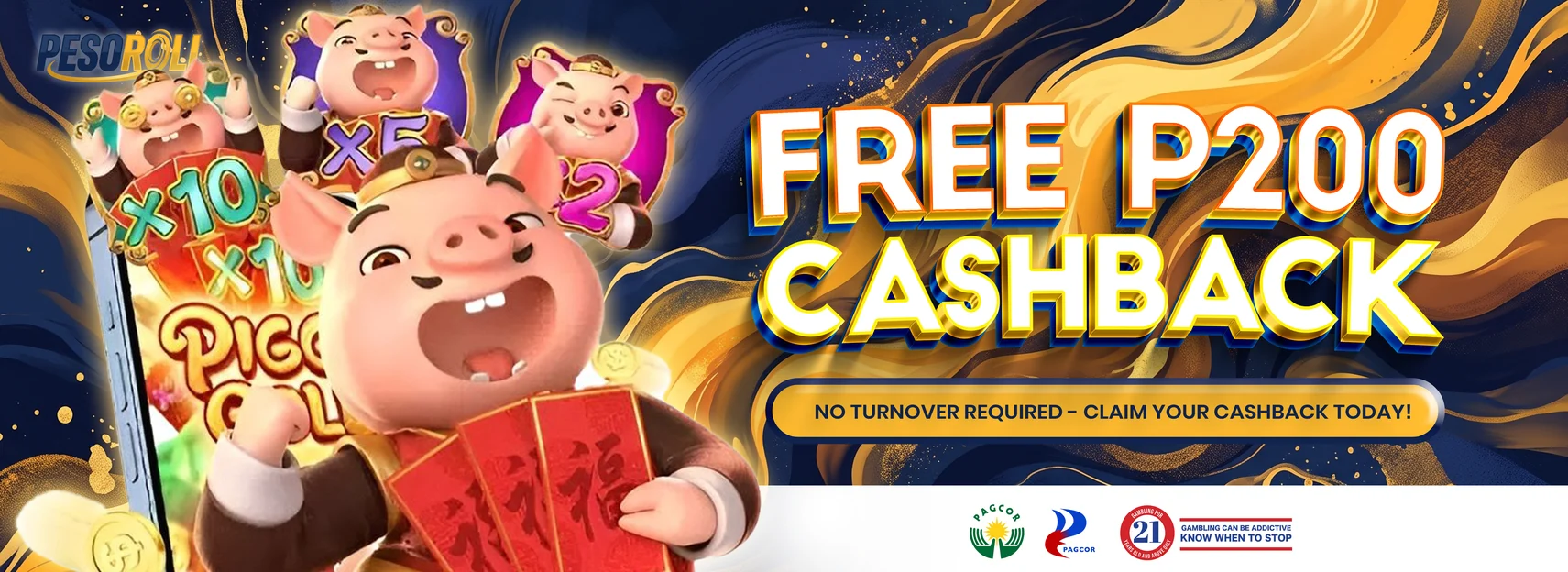 Deposit ₱500+ → up to ₱200 free, no added VTO